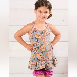 Matilda Jane Girls Floral Rope Strap Tank Top